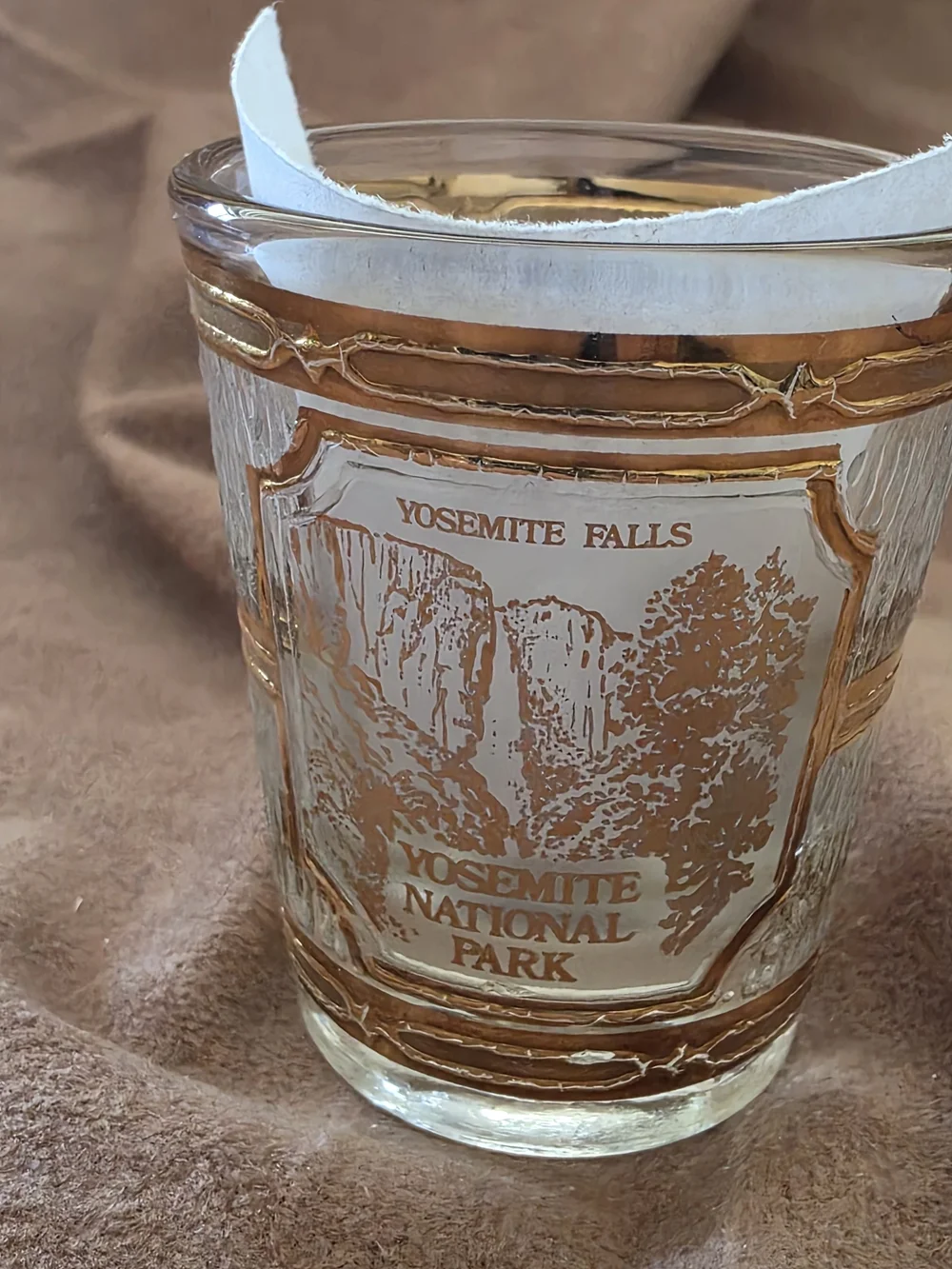 Culver 22k Yosemite National Park Falls Gold Shot Glass